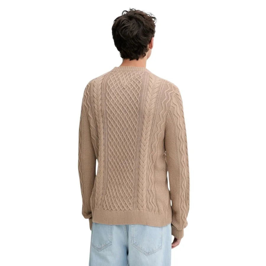 Tommy Hilfiger Jeans Beige Recycled Cotton Sweatshirt