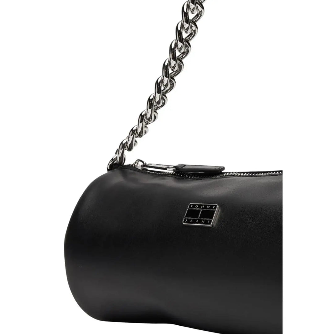Tommy Hilfiger Jeans Black Artificial Leather Handbag