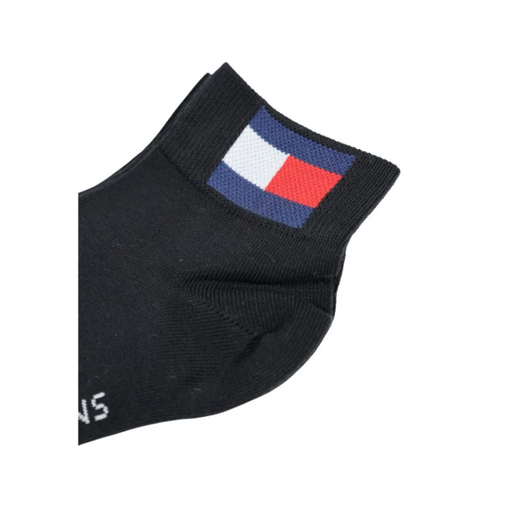 Tommy Hilfiger Jeans Black Cotton Socks