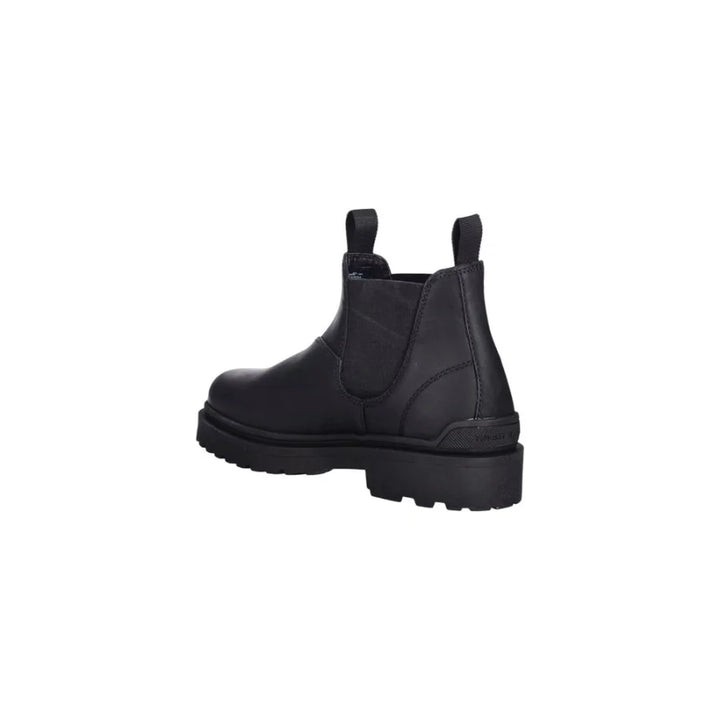 Tommy Hilfiger Jeans Black Leather Chelsea Boots