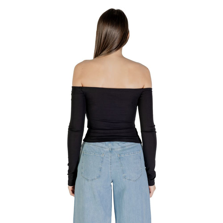 Tommy Hilfiger Jeans - Black Recycled Cotton Long Sleeve T-Shirt