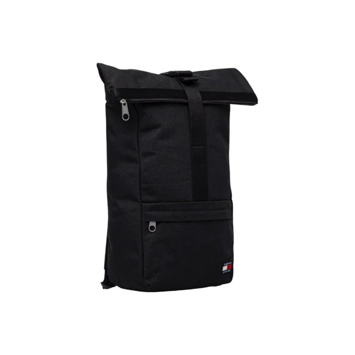Tommy Hilfiger Jeans Black Recycled Polyester Backpack