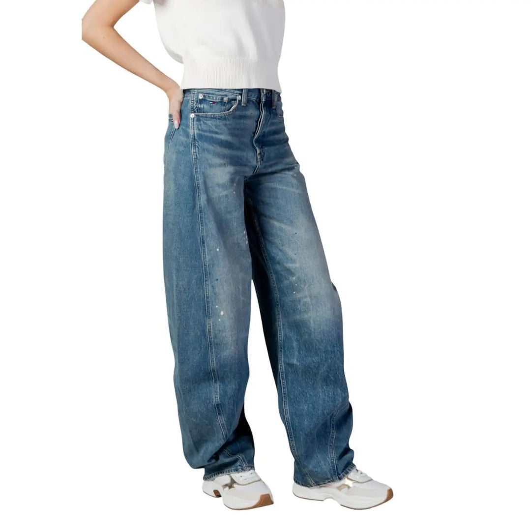 Tommy Hilfiger Jeans Blue Recycled Cotton Flared