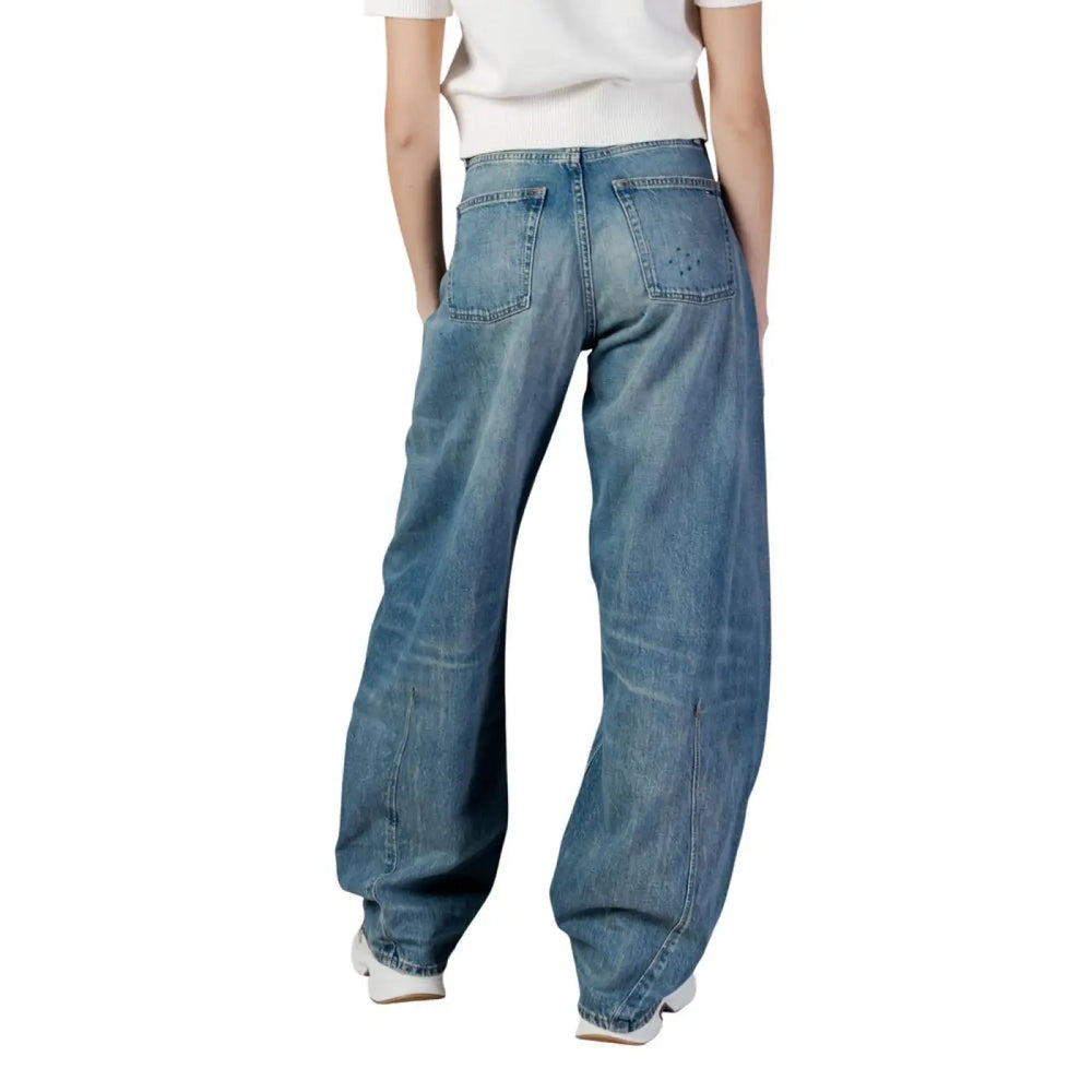 Tommy Hilfiger Jeans Blue Recycled Cotton Flared
