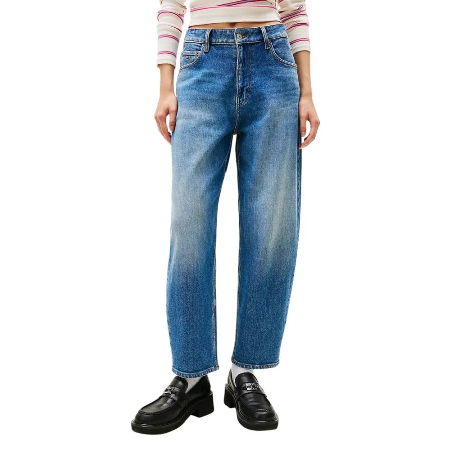 Tommy Hilfiger Jeans Blue Recycled Cotton Relaxed Fit
