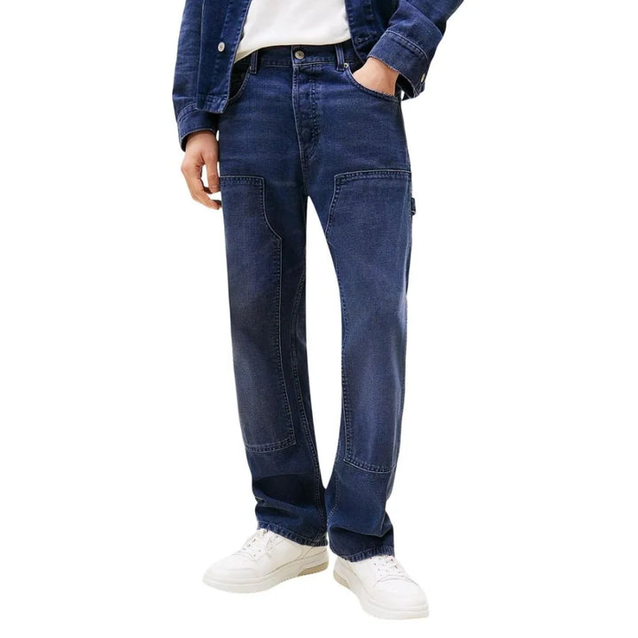 Tommy Hilfiger Jeans Blue Recycled Cotton Relaxed Fit