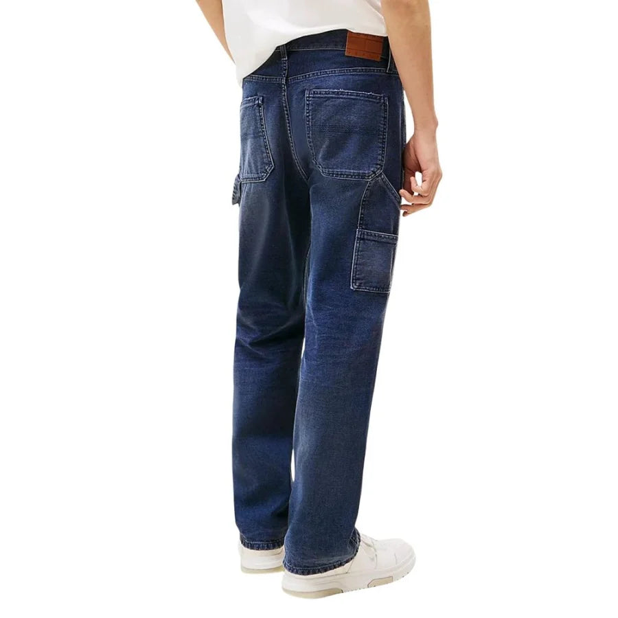 Tommy Hilfiger Jeans Blue Recycled Cotton Relaxed Fit