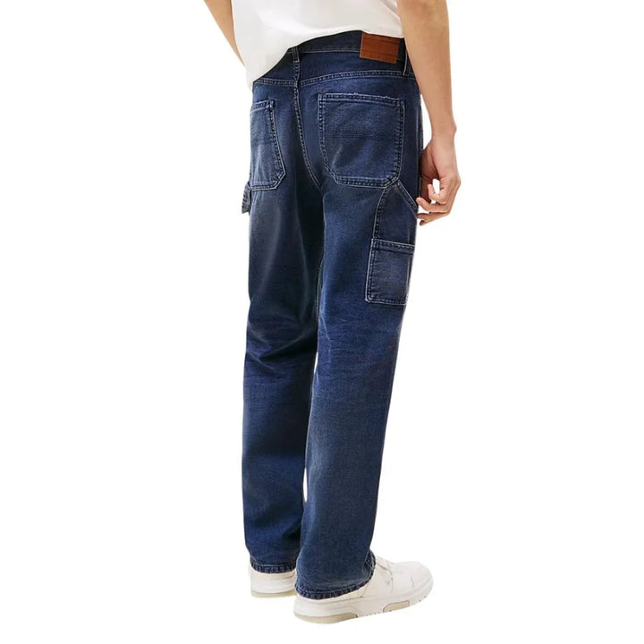 Tommy Hilfiger Jeans Blue Recycled Cotton Relaxed Fit