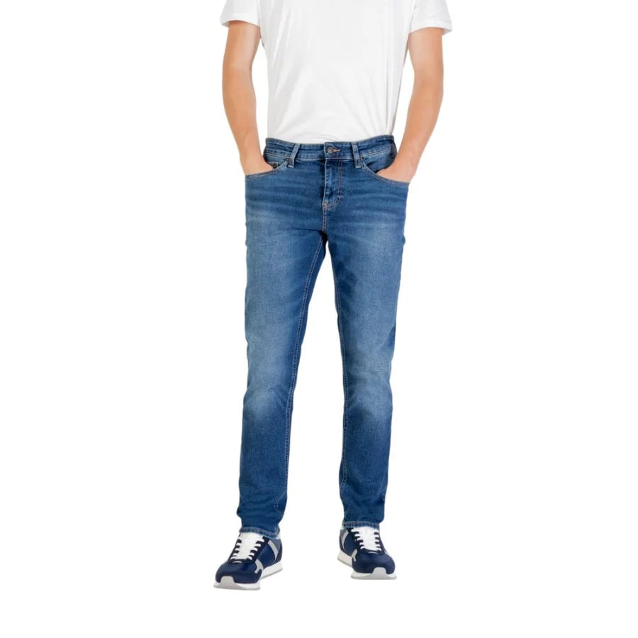 Tommy Hilfiger Jeans Blue Recycled Cotton Skinny