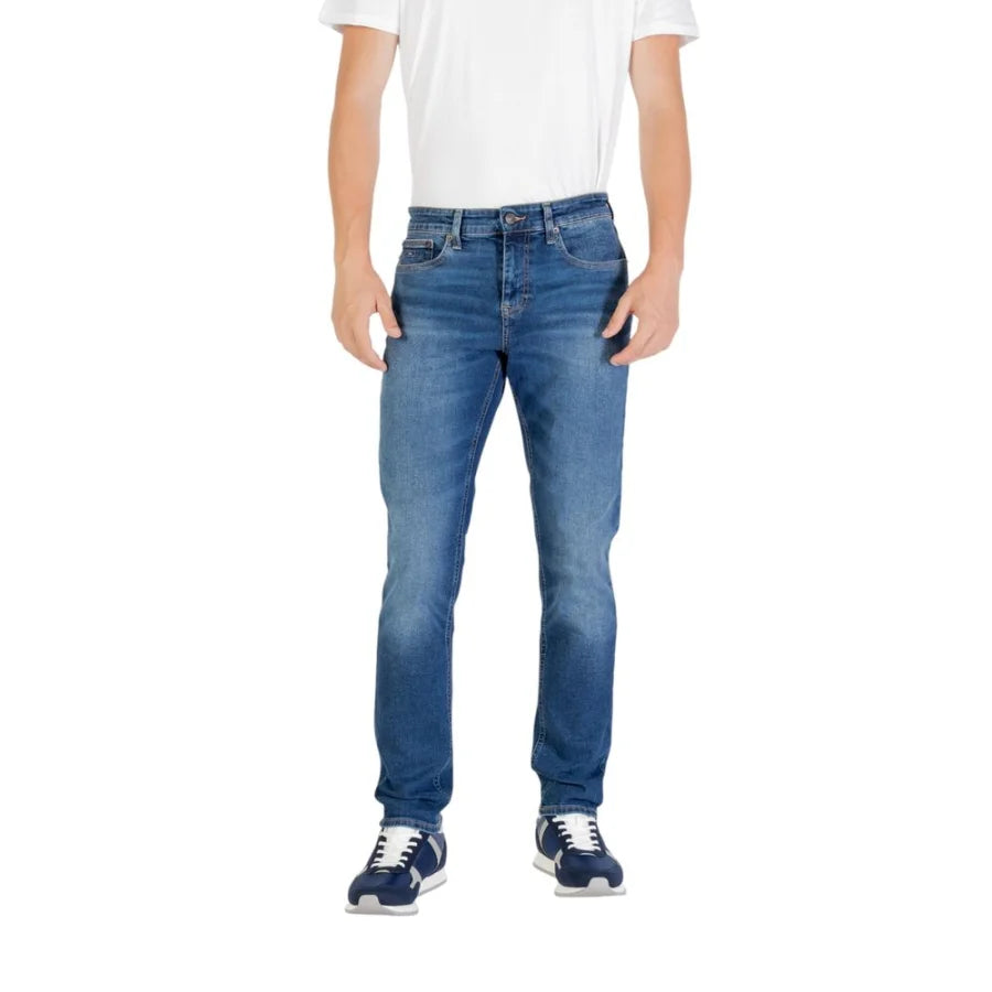 Tommy Hilfiger Jeans Blue Recycled Cotton Skinny