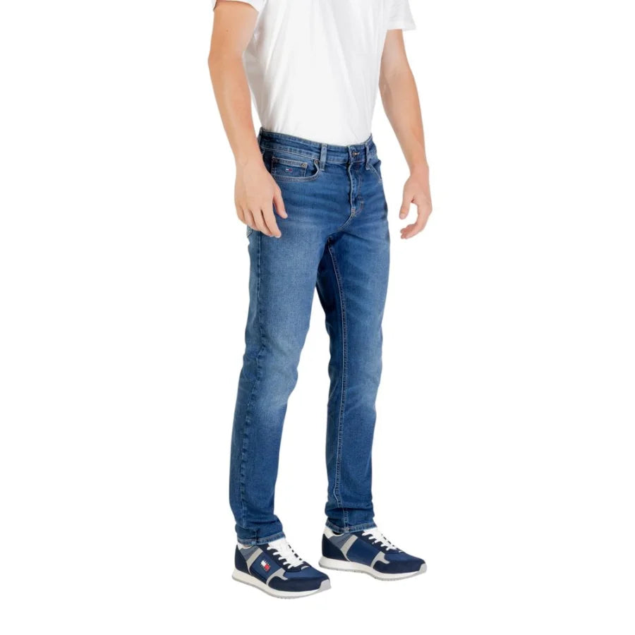 Tommy Hilfiger Jeans Blue Recycled Cotton Skinny
