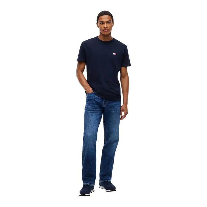 Tommy Hilfiger Jeans Blue Recycled Cotton T-shirt