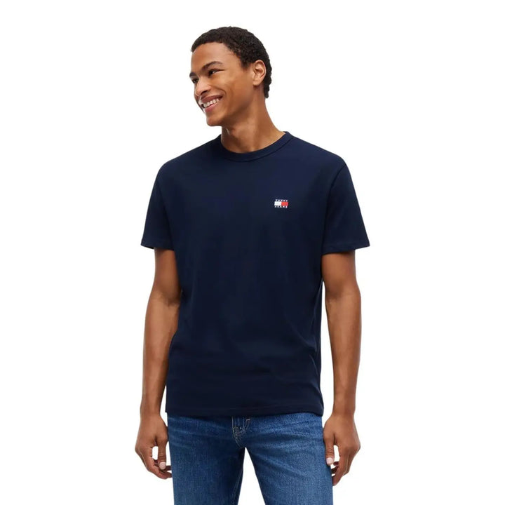 Tommy Hilfiger Jeans Blue Recycled Cotton T-shirt