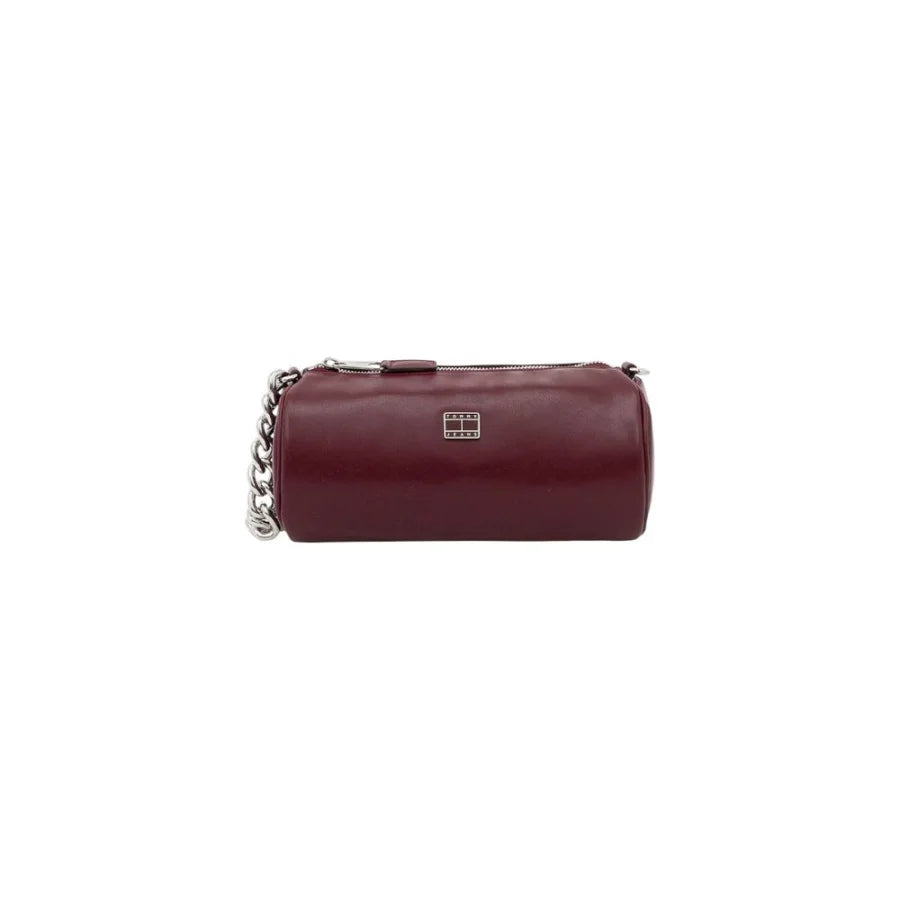Tommy Hilfiger Jeans Bordeaux Artificial Leather Handbag