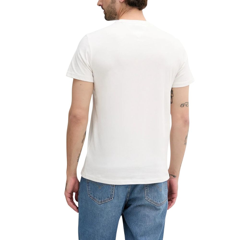 Tommy Hilfiger Jeans Cream Recycled Cotton T-shirt