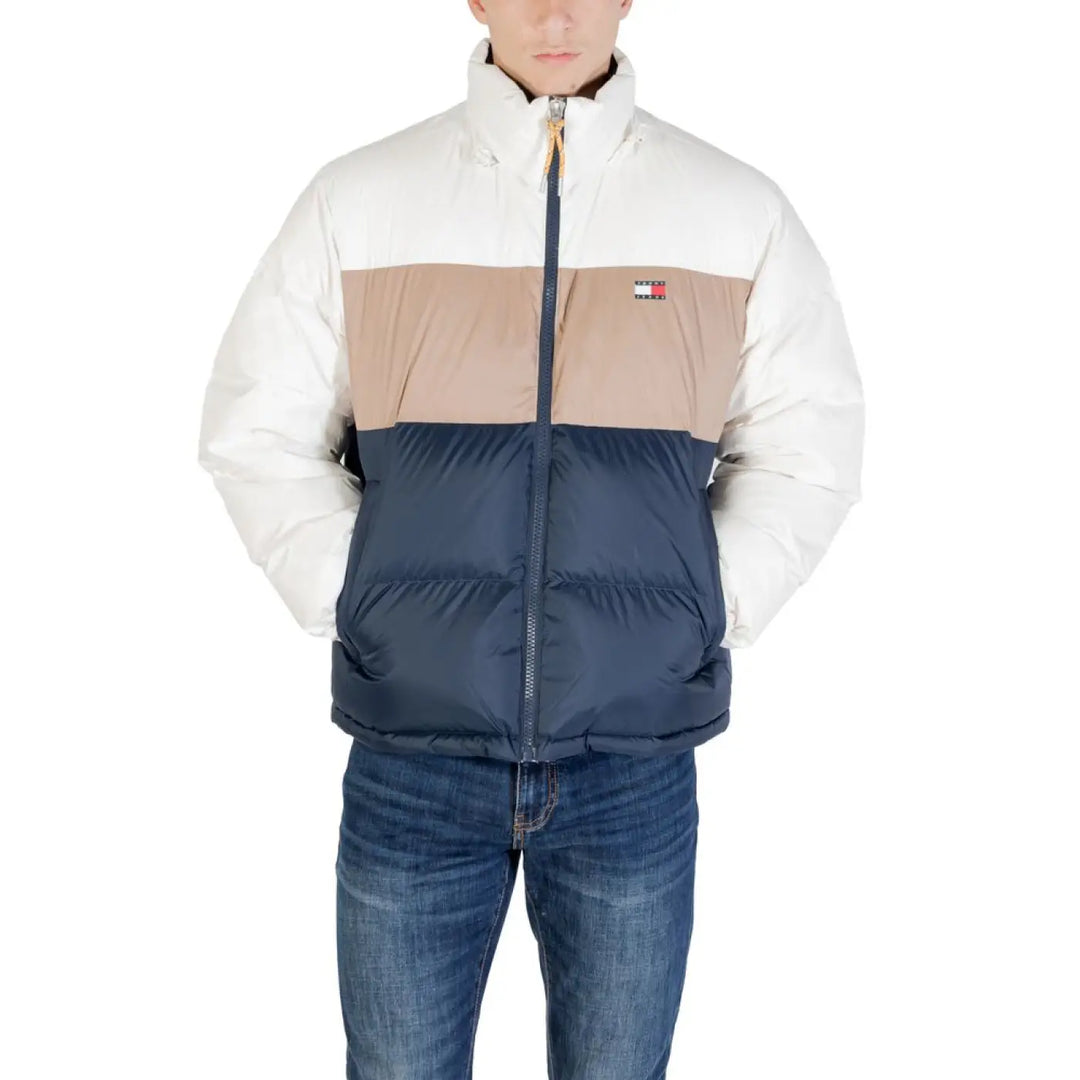 Tommy Hilfiger Jeans Cream Recycled Polyester Bomber