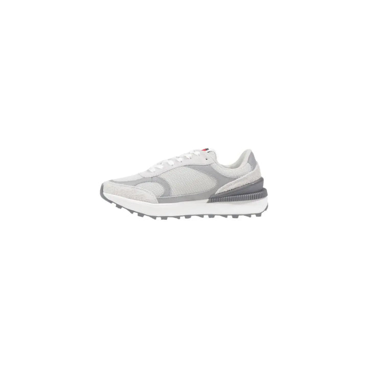 Tommy Hilfiger Jeans Gray Suede Leather Athletic Sneakers