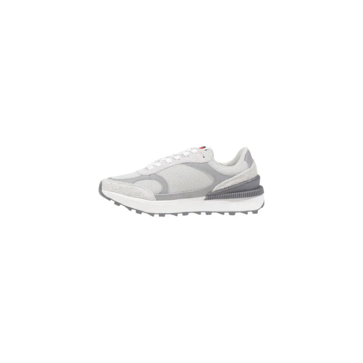 Tommy Hilfiger Jeans Gray Suede Leather Athletic Sneakers