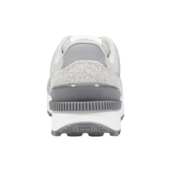 Tommy Hilfiger Jeans Gray Suede Leather Athletic Sneakers