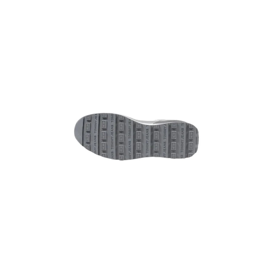 Tommy Hilfiger Jeans Gray Suede Leather Athletic Sneakers