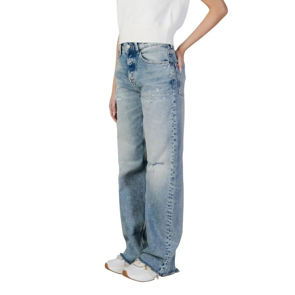 Tommy Hilfiger Jeans Light Blue Recycled Cotton Bootcut