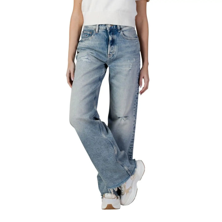 Tommy Hilfiger Jeans Light Blue Recycled Cotton Bootcut
