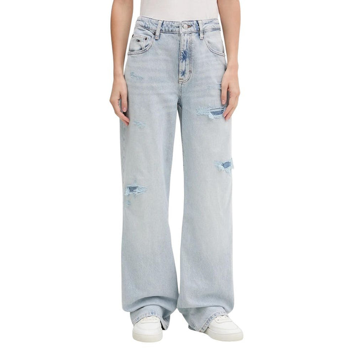 Tommy Hilfiger Jeans Light Blue Recycled Cotton Mom