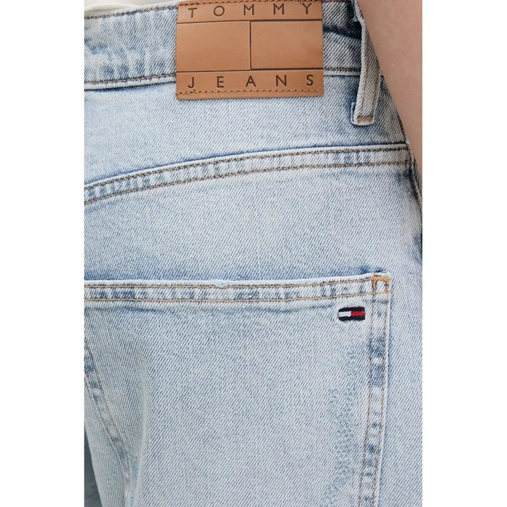 Tommy Hilfiger Jeans Light Blue Recycled Cotton Mom