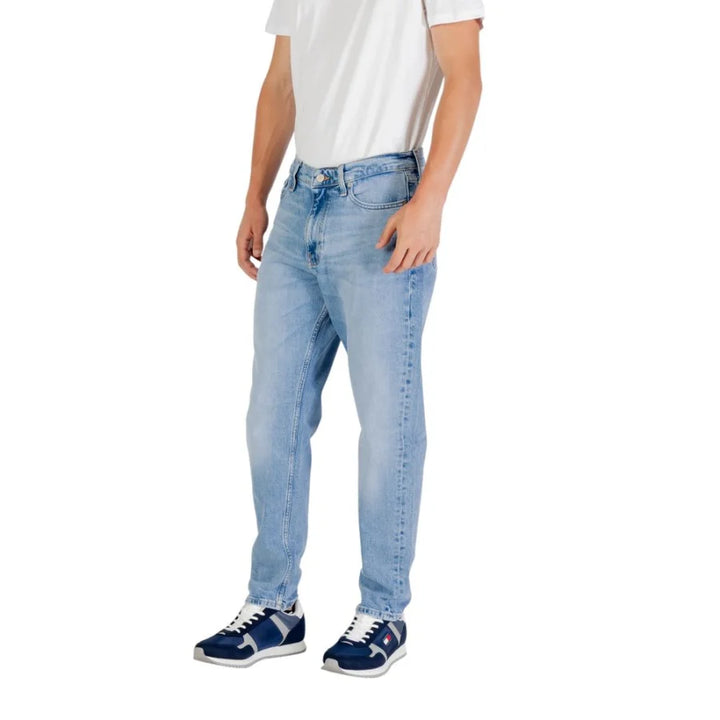 Tommy Hilfiger Jeans Light Blue Recycled Cotton Slim Fit