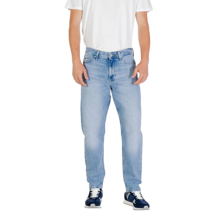 Tommy Hilfiger Jeans Light Blue Recycled Cotton Slim Fit