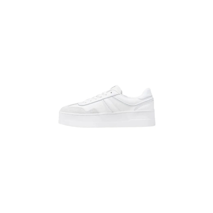 Tommy Hilfiger Jeans White Artificial Leather Platform Sneakers
