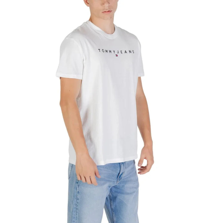 Tommy Hilfiger Jeans White Recycled Cotton T-Shirt