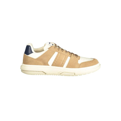 Tommy Hilfiger Laced Sports Shoe Classic American Cool in Brown and Blue
