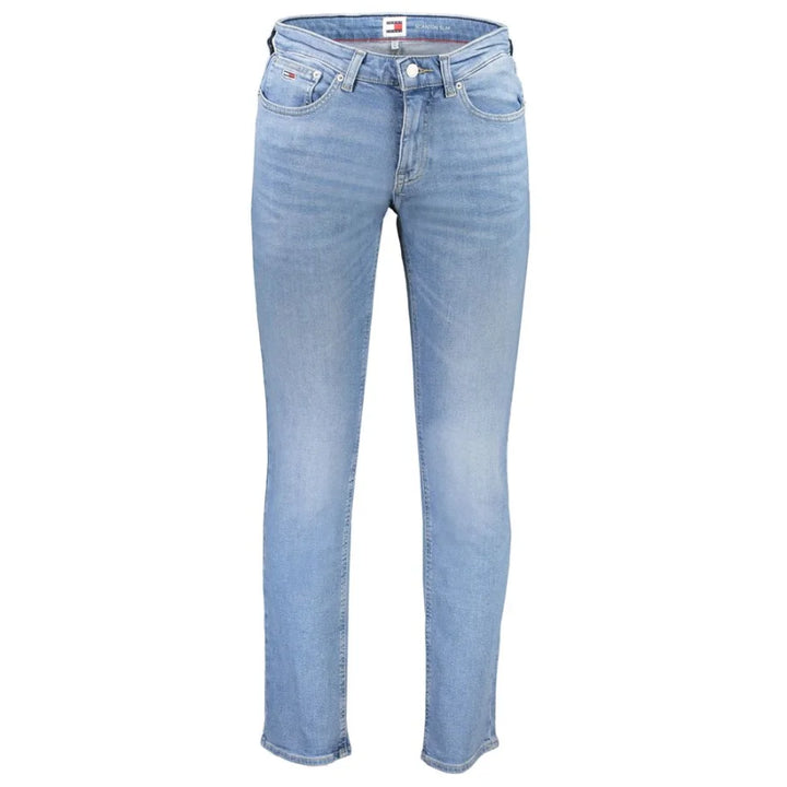 Tommy Hilfiger Light Blue Cotton Men Jeans