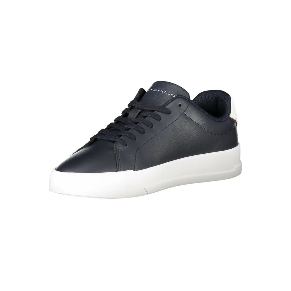 Tommy Hilfiger Men’s Sneakers Sporty Blue Style with White Accents
