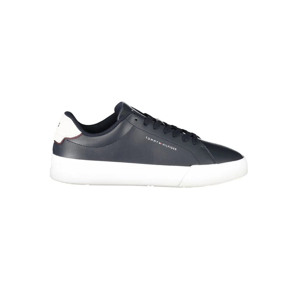 Tommy Hilfiger Men’s Sneakers Sporty Blue Style with White Accents
