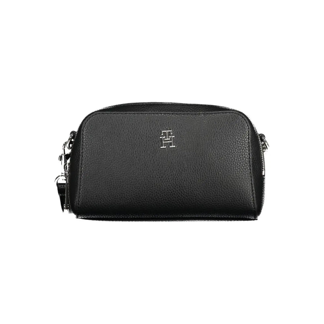 Tommy Hilfiger Nero Poliuretano Woman Shoulder Bag