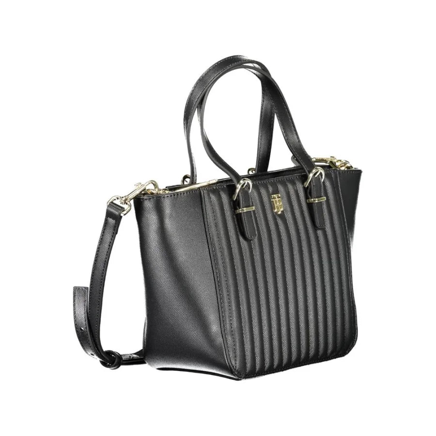 Tommy Hilfiger Nero Poliuretano Women Handbag