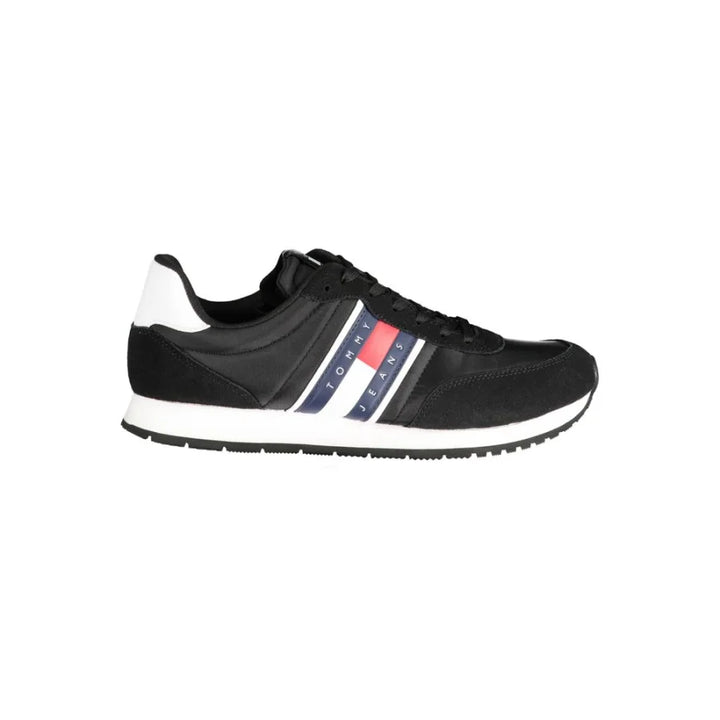 Tommy Hilfiger Nero Polyester Men Sneaker