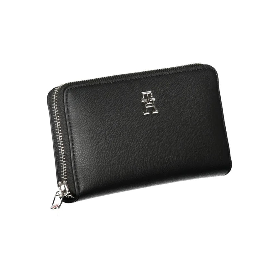 Tommy Hilfiger Nero Polyester Women Wallet