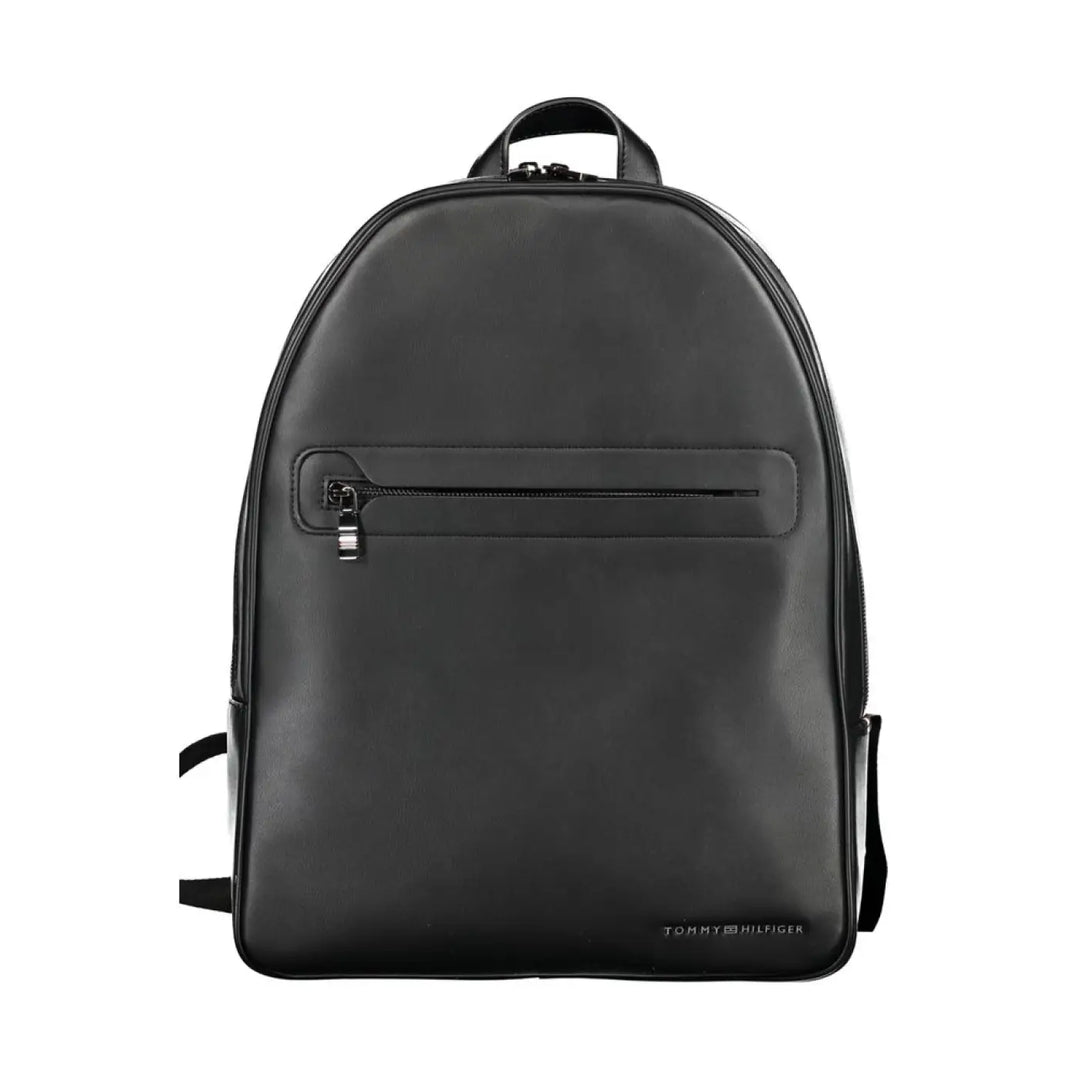 Tommy Hilfiger Nero Polyurethane Men Backpack