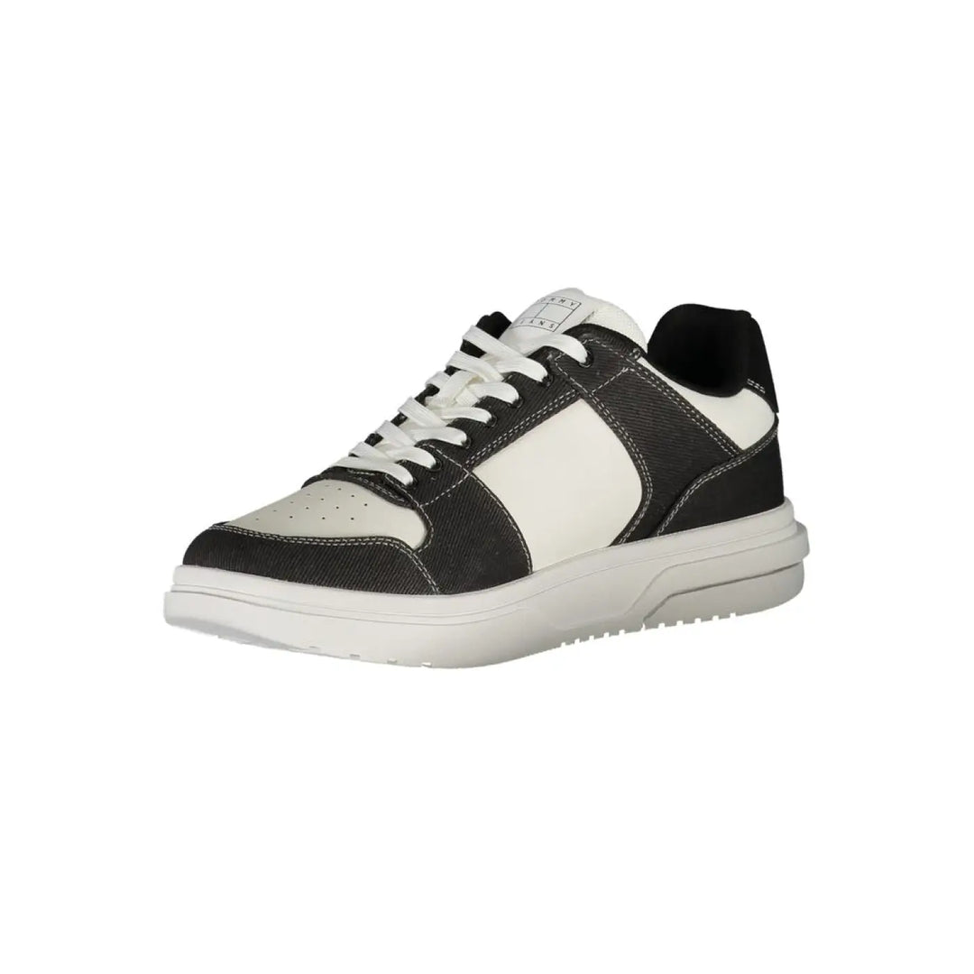 Tommy Hilfiger Nero Polyurethane Men Sneaker