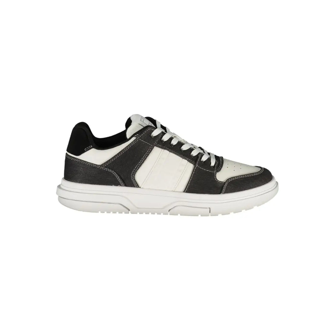 Tommy Hilfiger Nero Polyurethane Men Sneaker