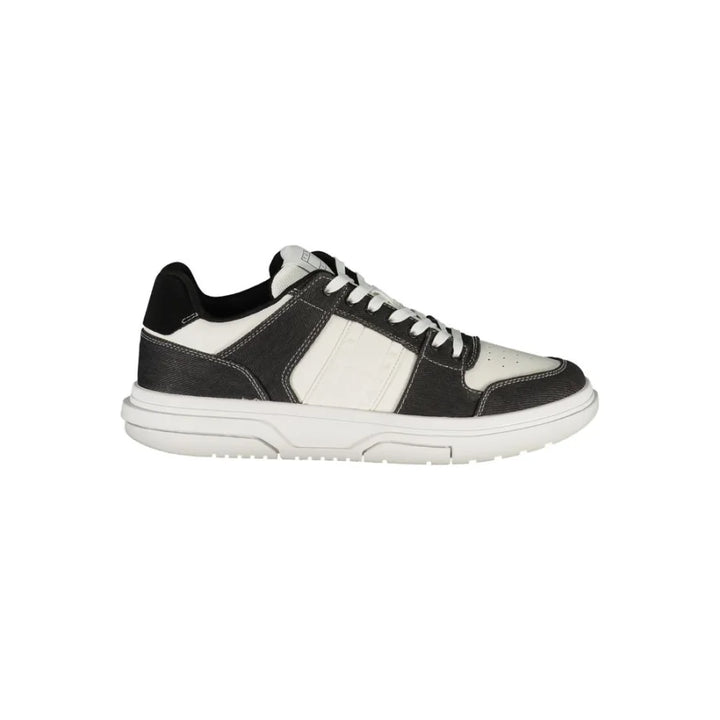 Tommy Hilfiger Nero Polyurethane Men Sneaker