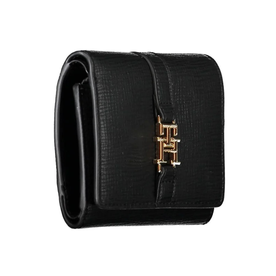 Tommy Hilfiger Nero Polyurethane Women Wallet