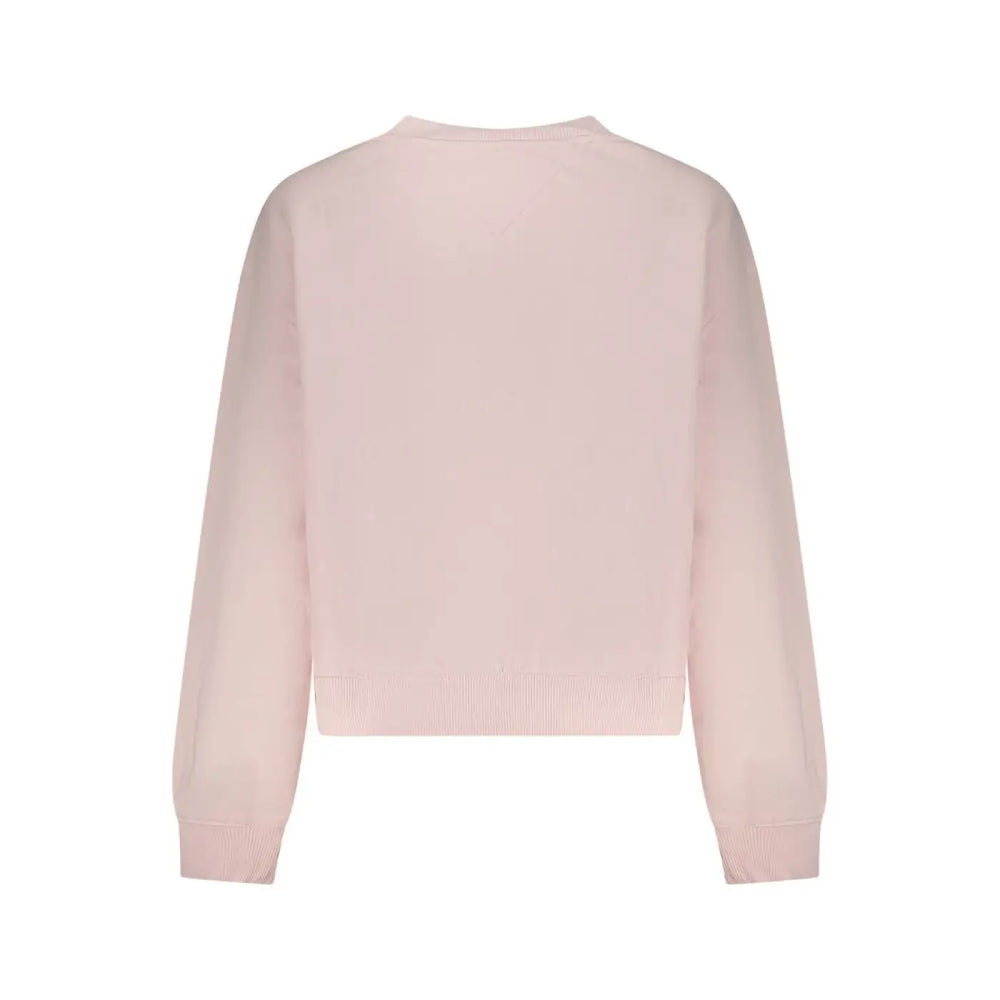 Tommy Hilfiger Pink Cotton Women Sweatshirt