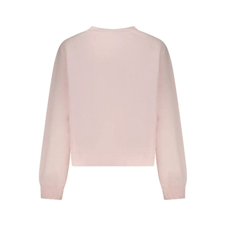 Tommy Hilfiger Pink Cotton Women Sweatshirt
