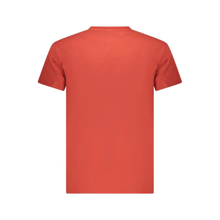 Tommy Hilfiger Red Cotton Men T-Shirt