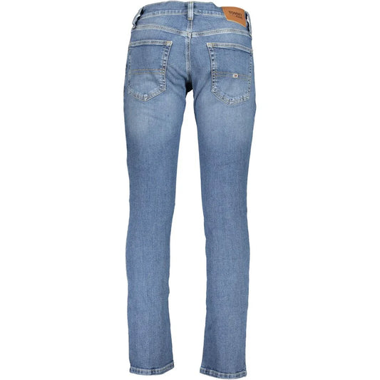 Tommy Hilfiger Scanton Slim Jeans Washed Denim with Iconic Embroidery