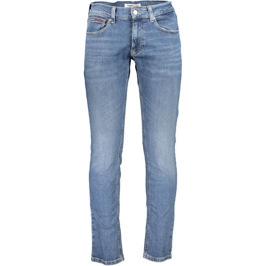 Tommy Hilfiger Scanton Slim Jeans Washed Denim with Iconic Embroidery